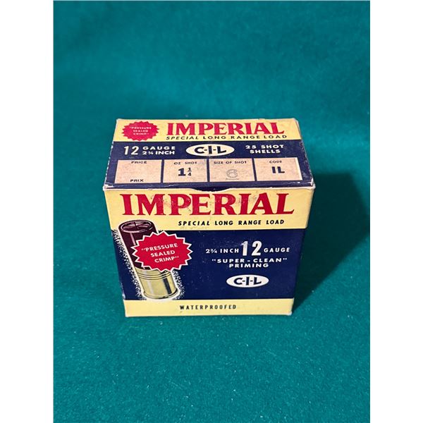 12 Gauge Imperial Vintage Shotgun Shells Size 6 in Collector's Box
