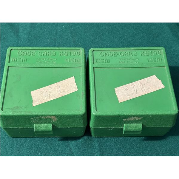 17 Rem Mixed Reloaded Rifle Ammo Lot in Cases