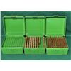 Image 2 : 17 Rem Mixed Reloaded Rifle Ammo and Brass Casings Lot in Cases