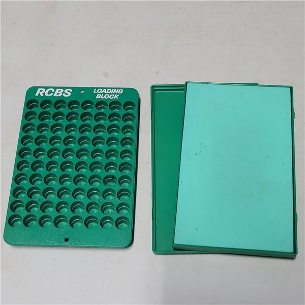 RCBS Case Lube Pad (Unused) & Case Loading Block