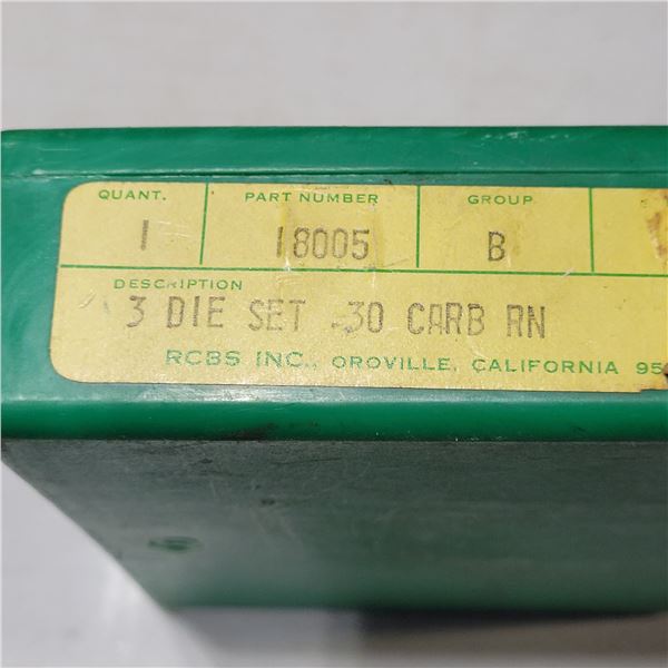RCBS .30 Carbine 3 Die Set