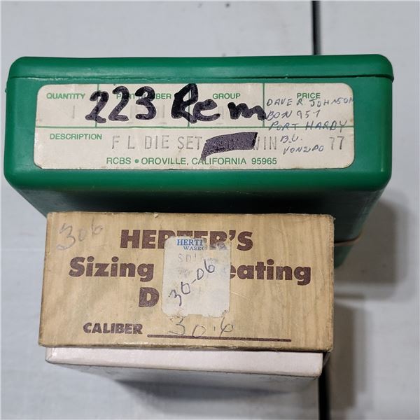 RCBS 223 Rem & Herters 30-06 Die Sets