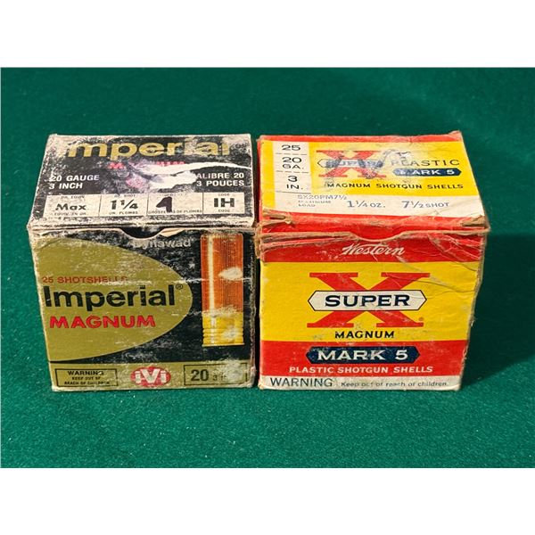 20 Ga 3" Imperial and Western Super X Magnum Shotshells