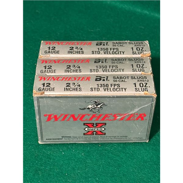 12 Ga 2¾" Winchester Slugs