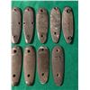 Image 3 : Assorted Vintage Buttplates – Browning, Winchester, Remington, Ithaca & Unmarked (L