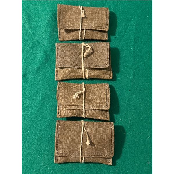 Original Soviet Military Mosin-Nagant Rifle Cleaning Kits (lot of 4)