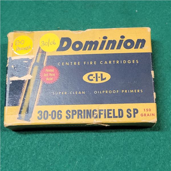 30-06 Springfield Dominion Ammo