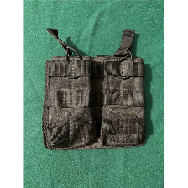 MOLLE-compatible double open-top rifle magazine pouch