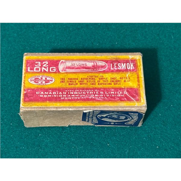 Collector's Box .32 Long "Lesmok" CIL Rimfire Ammunition