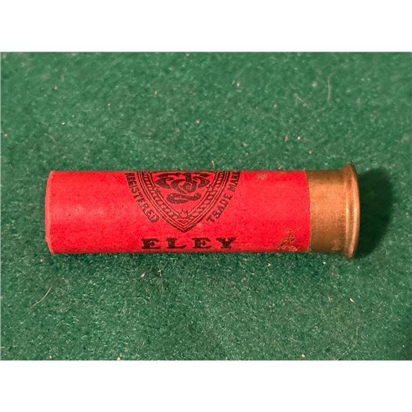 Vintage Eley Brothers Red Paper Shotgun Shell