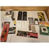 Image 1 : ASSORTED SHARPENING STONES, TESTERS, AND MEASURING TOOLS LOT