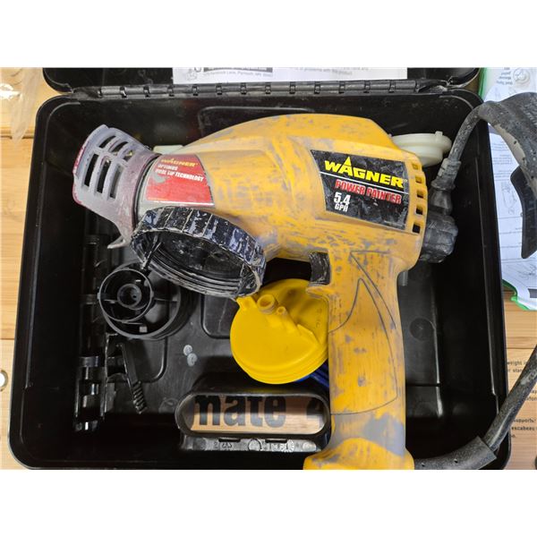 WAGNER POWER PAINTER 5A SPRAY GUN WITH CASE