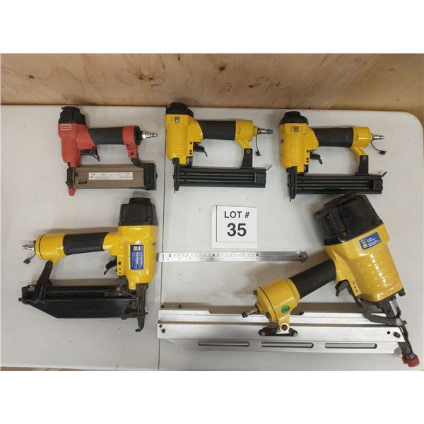 ASSORTED PNEUMATIC NAILERS AND AIR TOOLS LOT