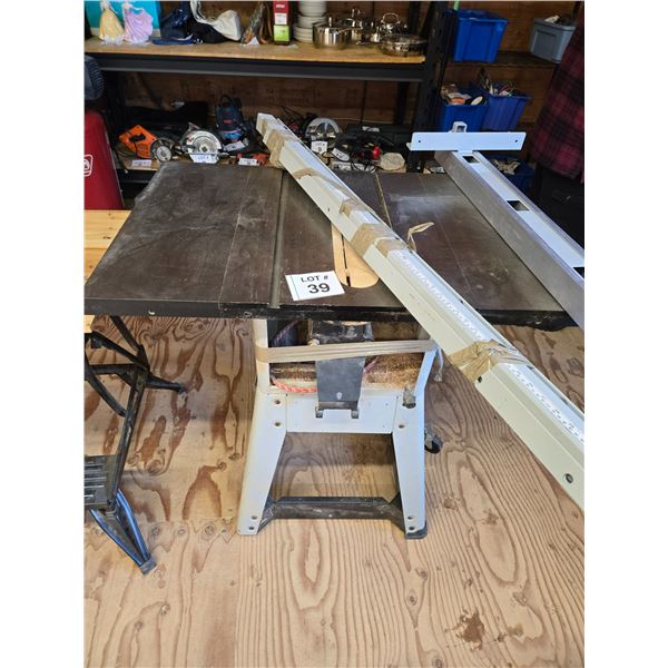 DELTA 10 INCH RIGHT TILT CONTRACTOR TABLE SAW MODEL 36-969