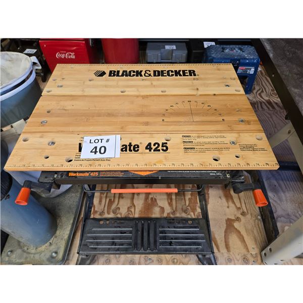 BLACK & DECKER WORKMATE 425 PORTABLE WORKBENCH