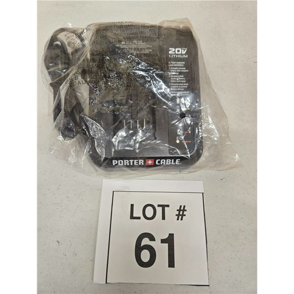 PORTER-CABLE 20V MAX LITHIUM BATTERY CHARGER