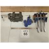 Image 1 : ASSORTED BENCH VISES AND CLAMP HARDWARE