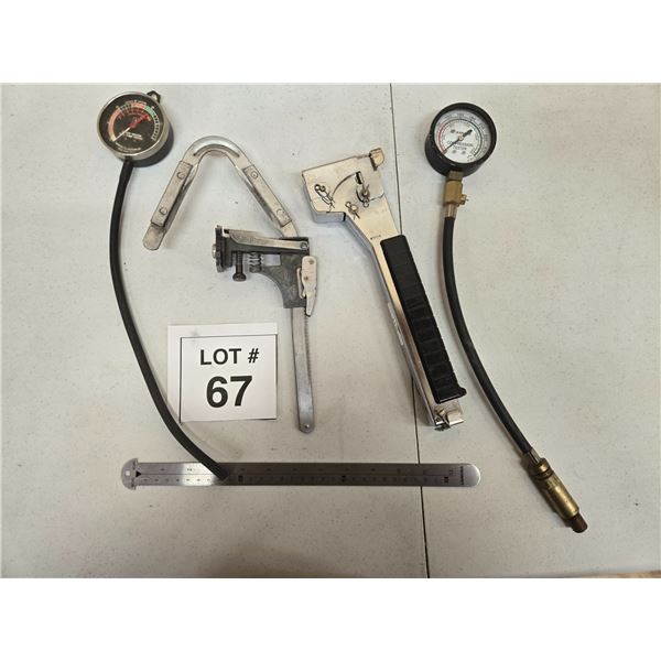 ASSORTED AUTOMOTIVE AND MECHANICAL TEST TOOLS