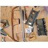 Image 1 : ASSORTED HAND SAWS, MITER BOX, AND WOODWORKING TOOLS