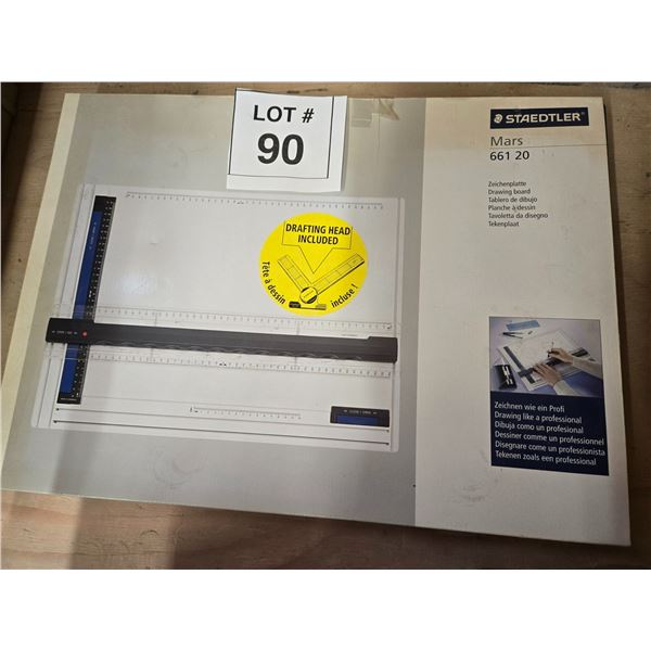 STAEDTLER MARS 661 20 DRAWING BOARD WITH DRAFTING HEAD