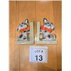 Image 1 : VINTAGE JAPANESE SCOTTIE DOG CERAMIC BOOKENDS