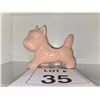Image 1 : PINK CERAMIC SCOTTIE DOG FIGURINE