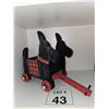 Image 1 : VINTAGE WOODEN SCOTTIE DOG PULL TOY