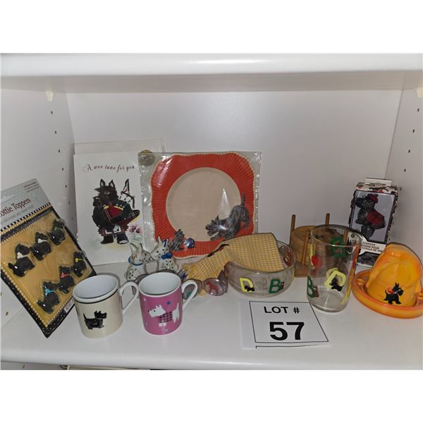 SCOTTISH TERRIER KITCHENWARE & VINTAGE NOVELTY COLLECTIBLES LOT