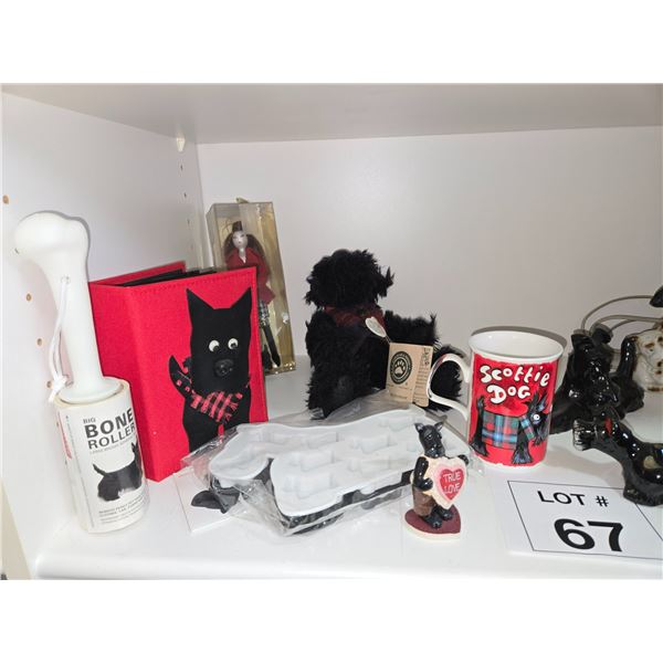 SCOTTISH TERRIER NOVELTY COLLECTIBLES, MUGS & DECORATIVE ITEMS LOT