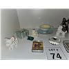 Image 1 : VINTAGE SCOTTISH TERRIER CERAMIC FIGURINES & DESK ITEMS
