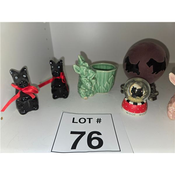 SCOTTISH TERRIER PLANTERS & NOVELTY DECOR GROUP
