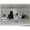 Image 1 : VINTAGE SCOTTISH TERRIER CERAMIC FIGURINES GROUP