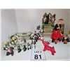 Image 1 : VINTAGE SCOTTISH TERRIER FIGURINES & NOVELTY DISPLAY GROUP