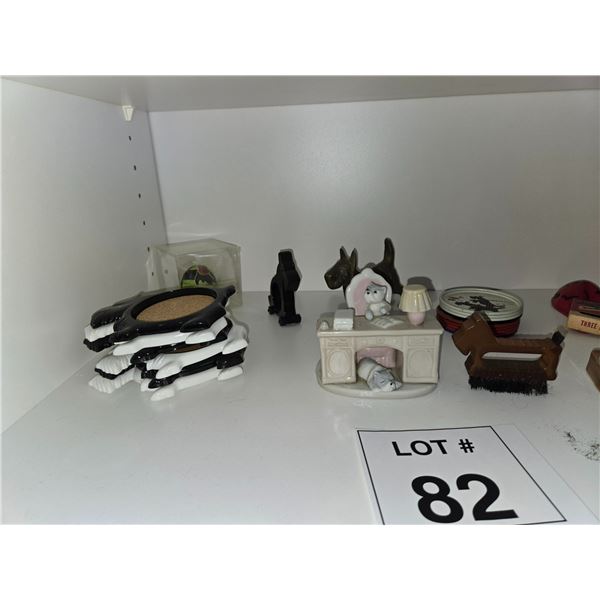 SCOTTISH TERRIER DESK ITEMS, FIGURINES & COASTERS
