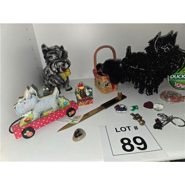 SCOTTISH TERRIER FIGURINES, NOVELTIES & DESK ITEMS