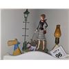 Image 1 : SCOTTISH TERRIER FIGURAL LAMP & METAL DECOR GROUP