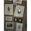 Image 3 : GROUP OF FRAMED NEEDLEWORK & PRINTED FLORAL ART