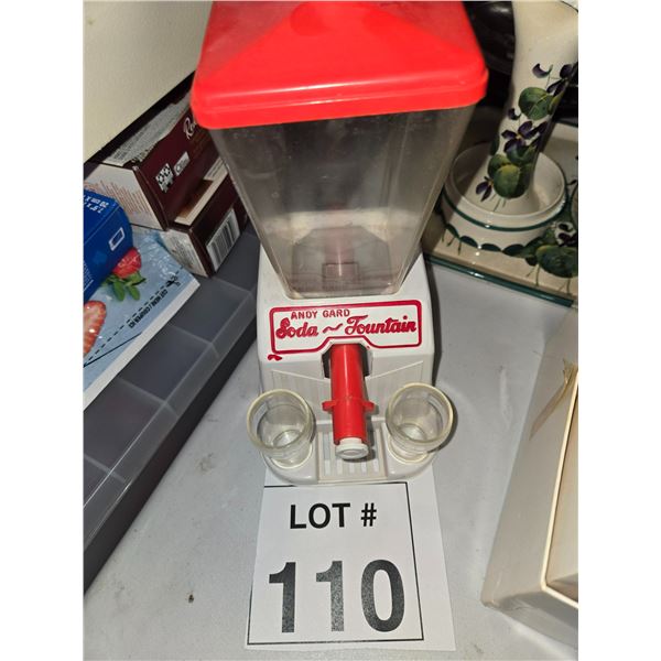 ANDY GARD SODA FOUNTAIN DISPENSER TOY