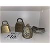 Image 2 : ASSORTED DECORATIVE BRASS BELLS INCLUDING ASIAN STYLE EXAMPLES