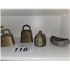 Image 3 : ASSORTED DECORATIVE BRASS BELLS INCLUDING ASIAN STYLE EXAMPLES
