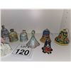 Image 2 : ASSORTED DECORATIVE BELLS IN CERAMIC, GLASS & BEADED STYLES