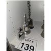 Image 1 : SILVER-TONE AND METAL HAND BELLS – TURNED HANDLES