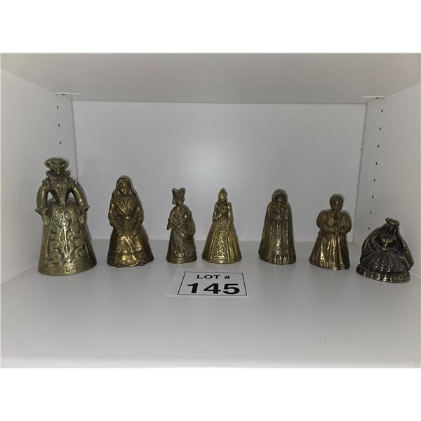 FIGURAL BRASS BELLS – HISTORICAL AND FOLK COSTUME FIGURES