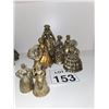 Image 3 : LARGE FIGURAL BRASS BELLS – LADIES IN PERIOD DRESS