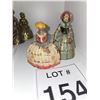 Image 1 : VINTAGE HAND-PAINTED FIGURAL BELLS – WOMEN IN DRESS