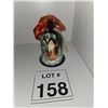 Image 1 : HAND-PAINTED CHRISTMAS SANTA BELL WITH RIBBON