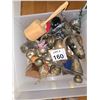 Image 1 : LARGE MIXED LOT OF BELLS – BRASS, WOOD, GLASS & NOVELTY