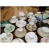 Image 2 : LARGE COLLECTION OF VINTAGE TEACUPS & SAUCERS – INLCUDING JAPANESE & EUROPEAN PORCELAIN