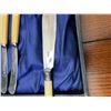 Image 2 : VINTAGE BONE HANDLE EPNS FLATWARE SET
