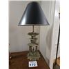 Image 1 : ORIENTAL PAGODA STYLE TABLE LAMP WITH METAL BASE